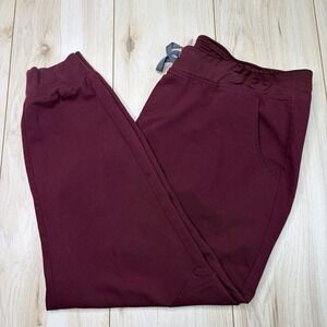 FIGS Scrub Pants Womens XXL Maroon Technical Collection Zamora Joggers Nurse